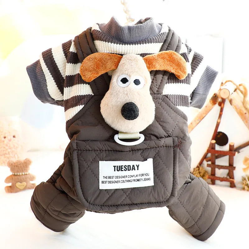 Winter Pet Dog Vest Jacket for Small Medium Dogs Cats pet Warm Cotton Clothes Puppy Yorkie Chihuahua Coat Maltese Bulldog wear by PawHaven