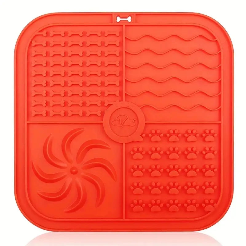 Premium Silicone Slow Feeder Mat for Dogs and Cats by PawHaven