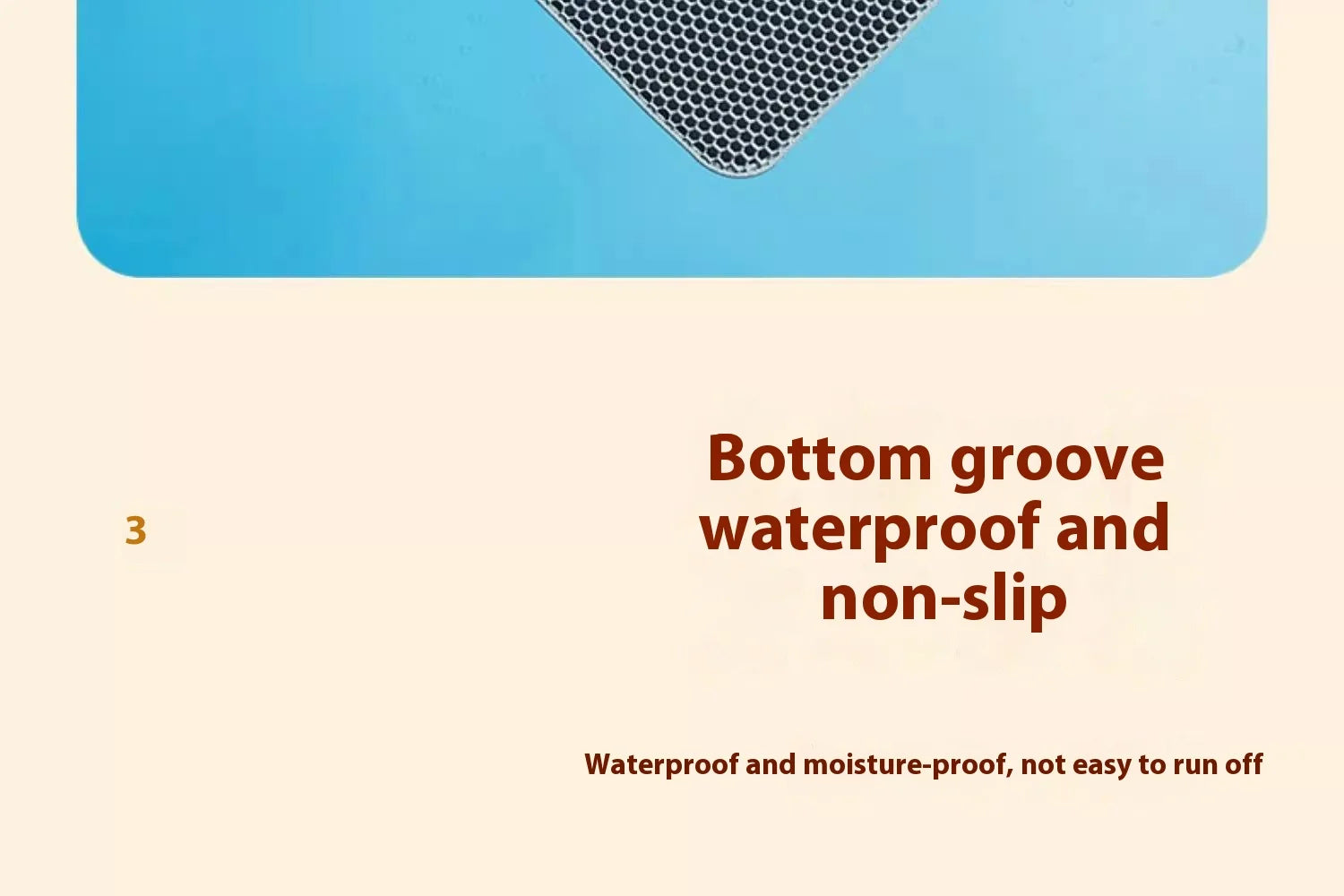 Premium Extra Large Cat Litter Mat Waterproof Non Slip by PawHaven