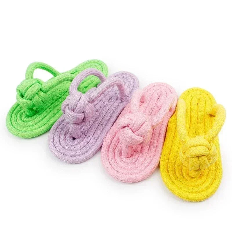 Dog Chewing Toy Cotton Slipper Rope Toy for Small Large Dogs Pet Teeth Training Molar Toys Interactive Dog Toy Dog Accessories by PawHaven