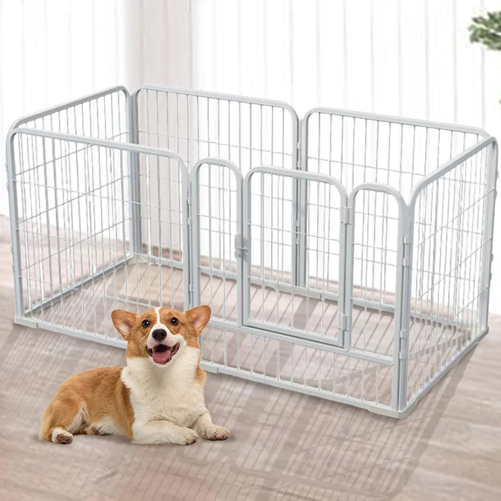 Premium Six Panel Foldable Dog Playpen Heavy Duty by PawHaven