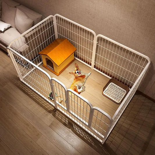 Premium Six Panel Foldable Dog Playpen Heavy Duty by PawHaven