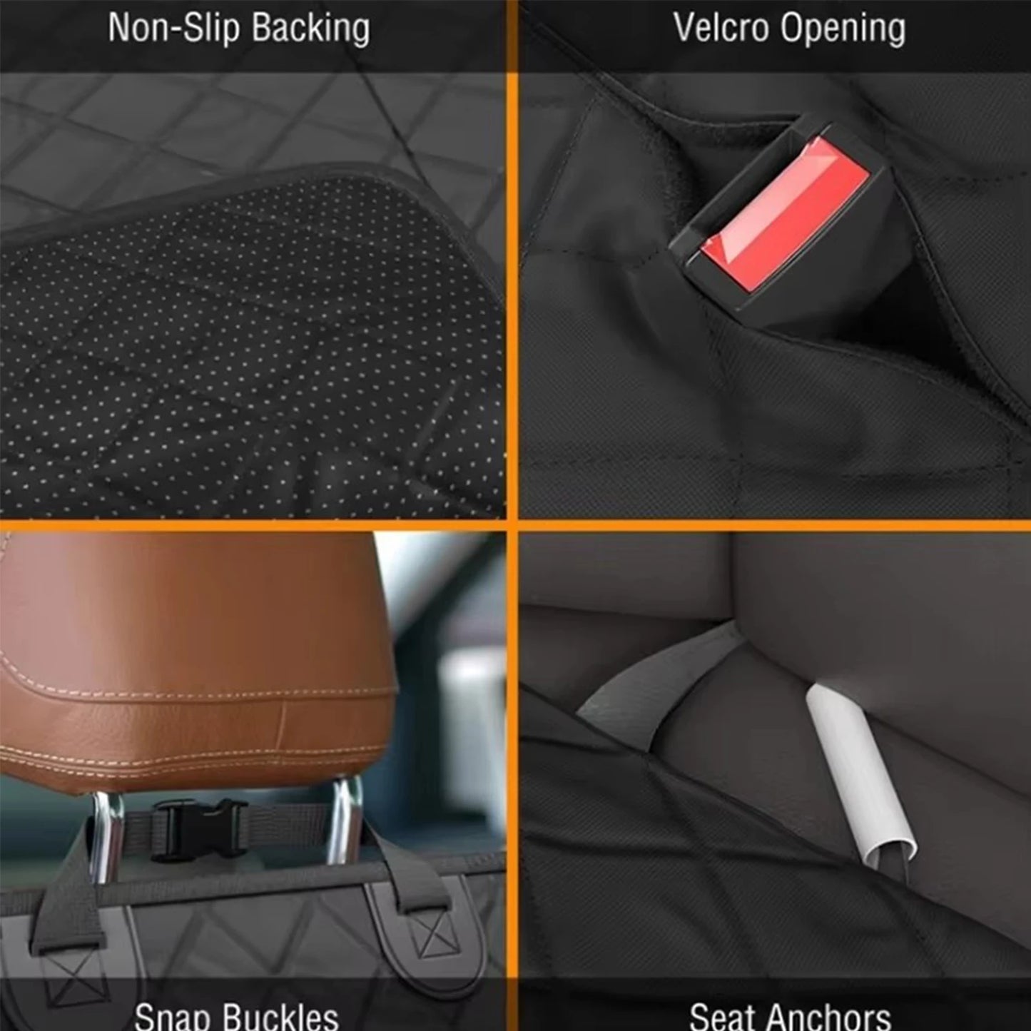 Dog Car Seat Cover Scratch-Proof Waterproof Seat Cover Dog Seat Cover for Dogs Pet Car Seat Protector by PawHaven