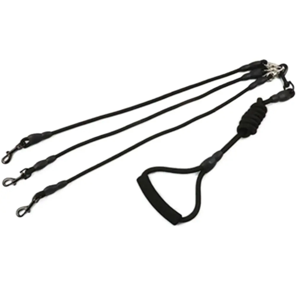 Pet Leash Nylon Double Dual Two Heads Dogs Rope 2 Way Coupler Walk Dogs Collars Harness Leads Dog Leashes by PawHaven