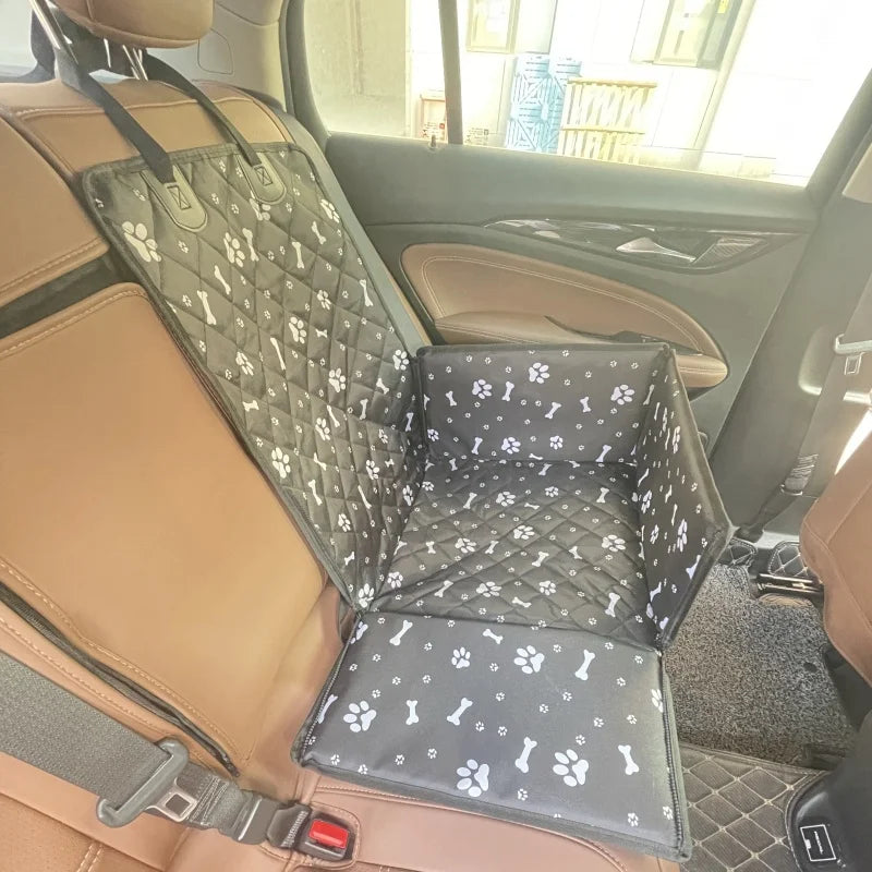 CAWAYI KENNEL Pet Dog Carrier Car Seat Cover Carry Cat Puppy Bag Car Travel Folding Hammock Waterproof Dogs Basket Pet Carriers by PawHaven