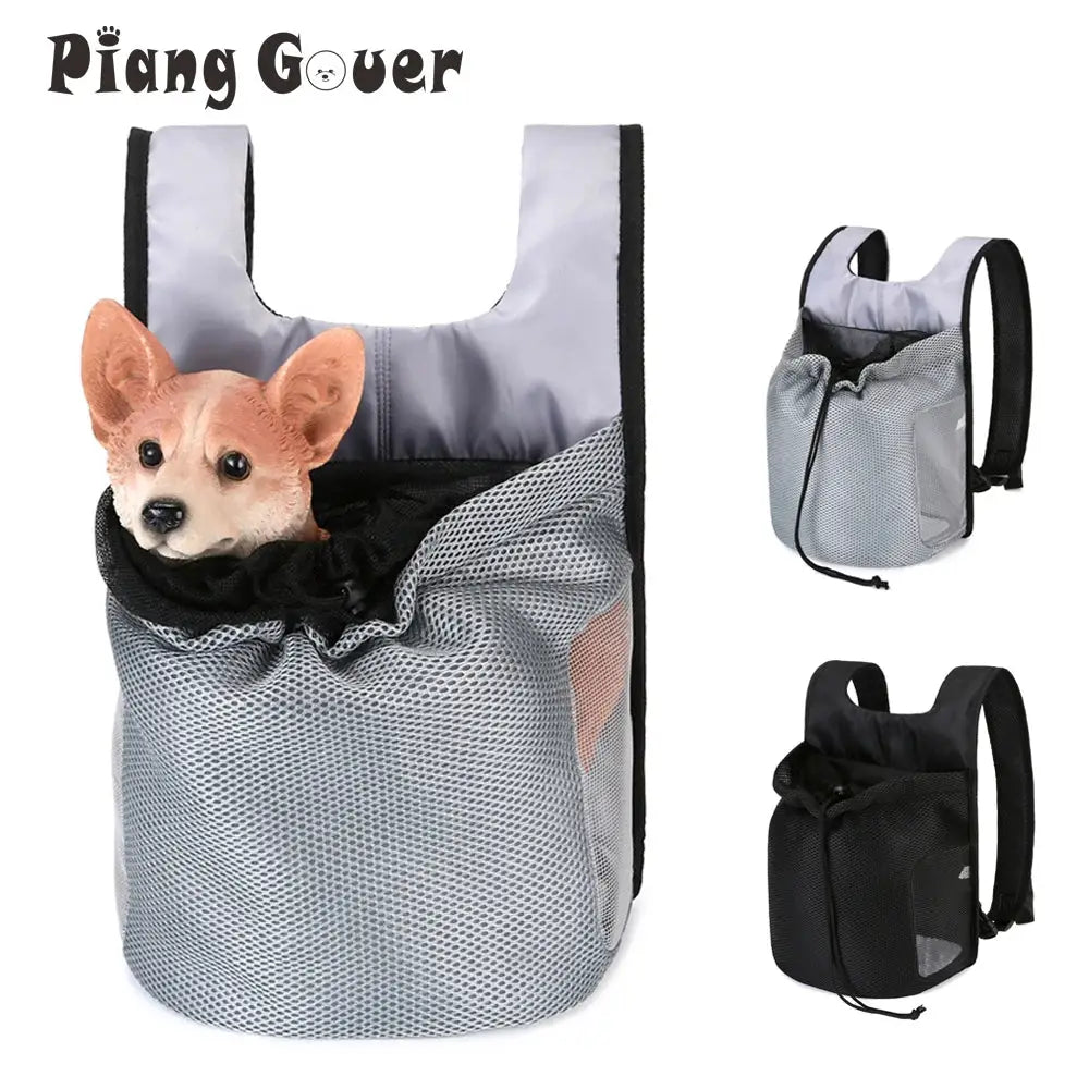 Small Dog Cat Backpack Pet Bag Carrier Double Shoulder Puppy Kitten Travel Bags by PawHaven