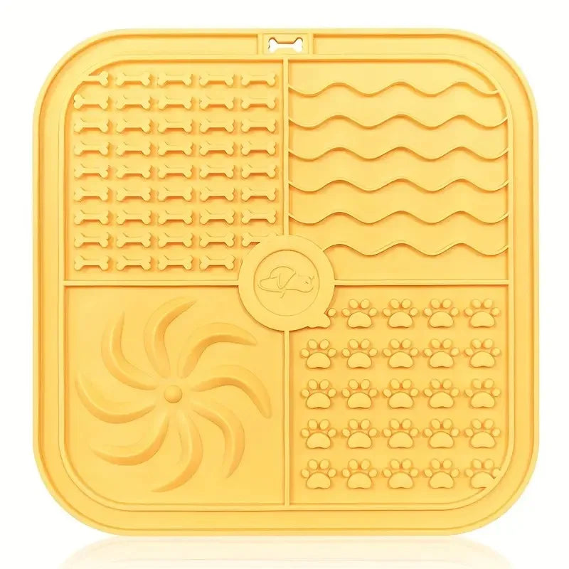 Premium Silicone Slow Feeder Mat for Dogs and Cats by PawHaven