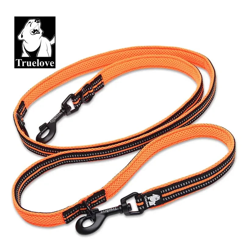TrueLove Hand Free Dual Dog Lead Reflective 2 Dogs by PawHaven