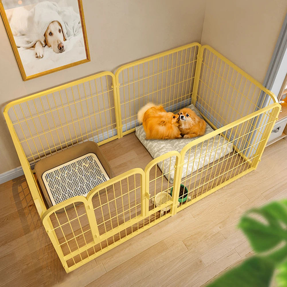 Premium Six Panel Foldable Dog Playpen Heavy Duty by PawHaven