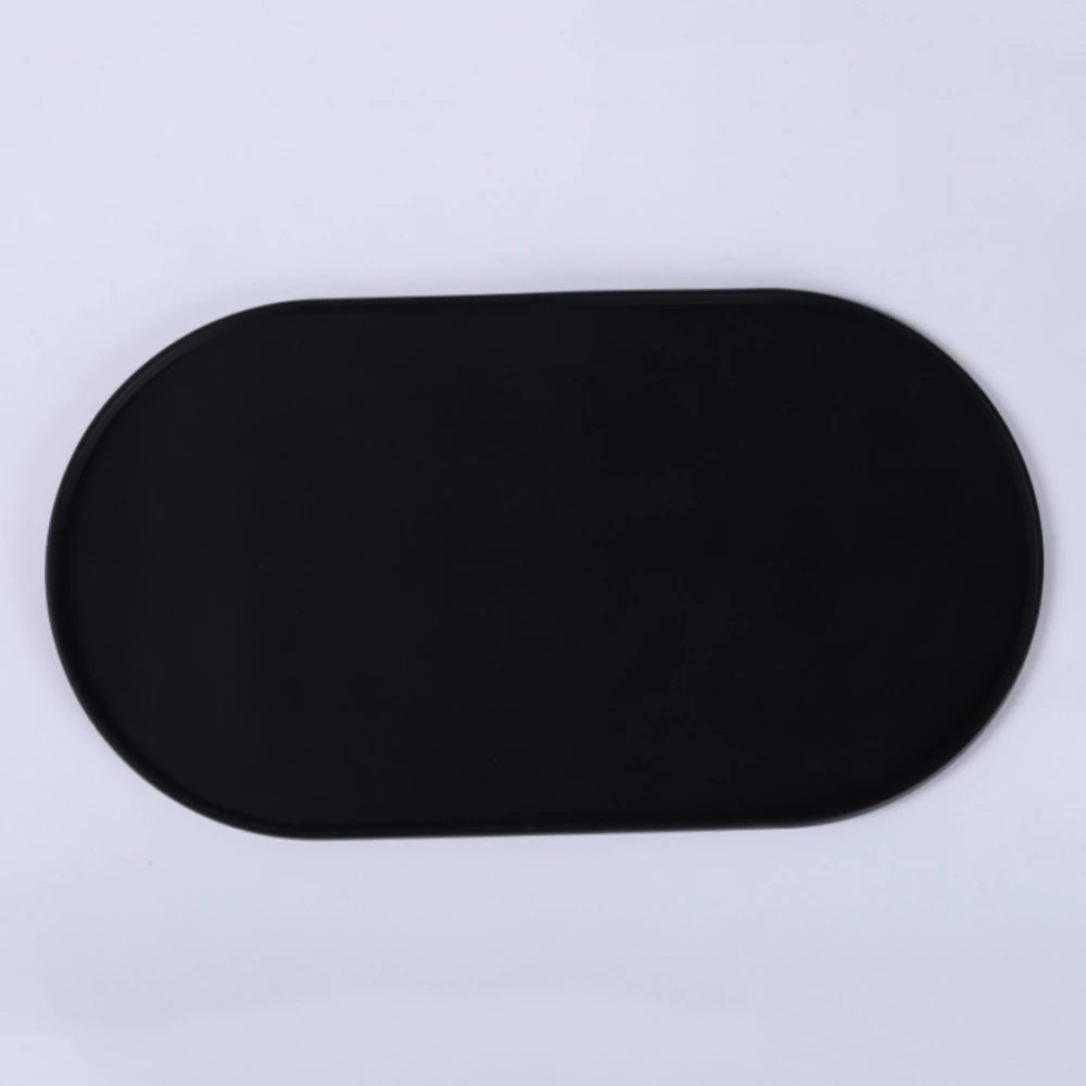 Waterproof Non-Slip Silicone Pet Mat, Easy Clean Foldable Anti-Leak Feeding Pad for Cats & Dog Waterproof Non-Slip Easy-Wash Pad by PawHaven
