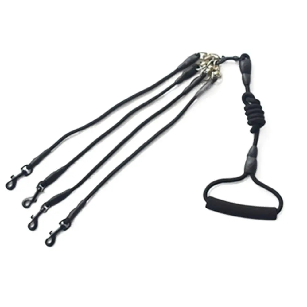 Pet Leash Nylon Double Dual Two Heads Dogs Rope 2 Way Coupler Walk Dogs Collars Harness Leads Dog Leashes by PawHaven