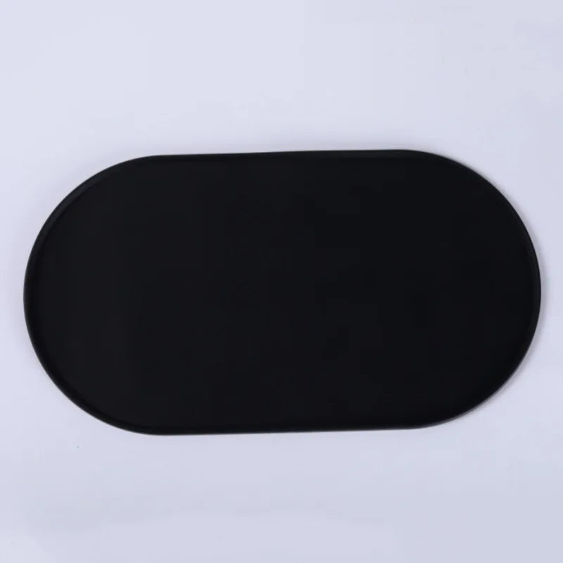 Waterproof Non-Slip Silicone Pet Mat, Easy Clean Foldable Anti-Leak Feeding Pad for Cats & Dog Waterproof Non-Slip Easy-Wash Pad by PawHaven