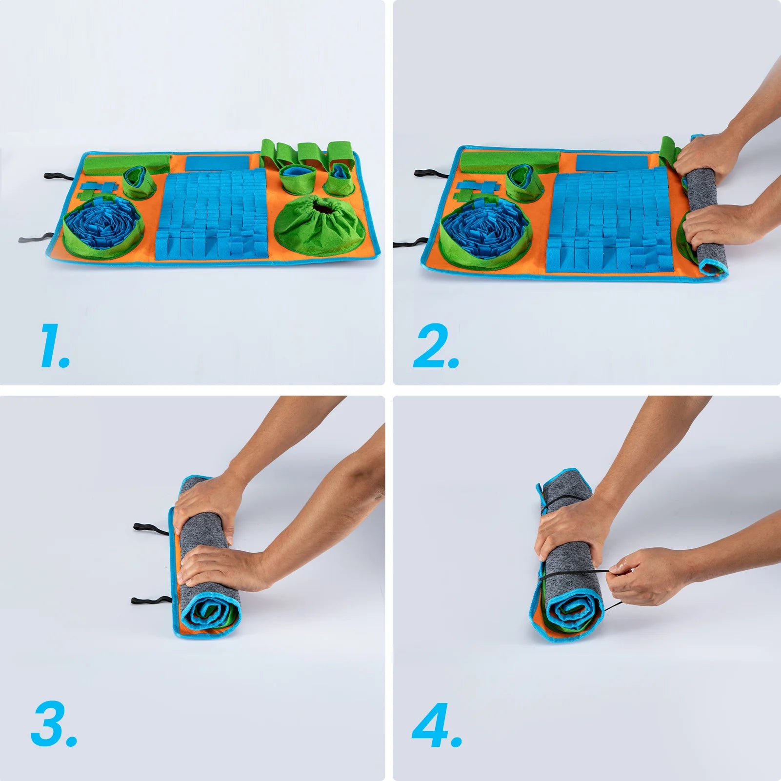 Snuffle Mat for Dogs, Interactive Feeding Game for Boredom and Mental Stimulation, Dog Feeding Mat Encourages Natural by PawHaven
