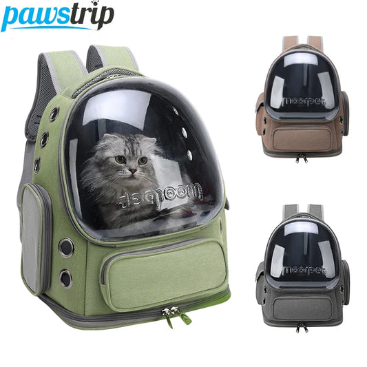 Transparent Pet Cat Carrier Bag Outdoor Travel Backpack for Cats Small Dogs Breathable Cat Carrying Bag Pet Supplies by PawHaven