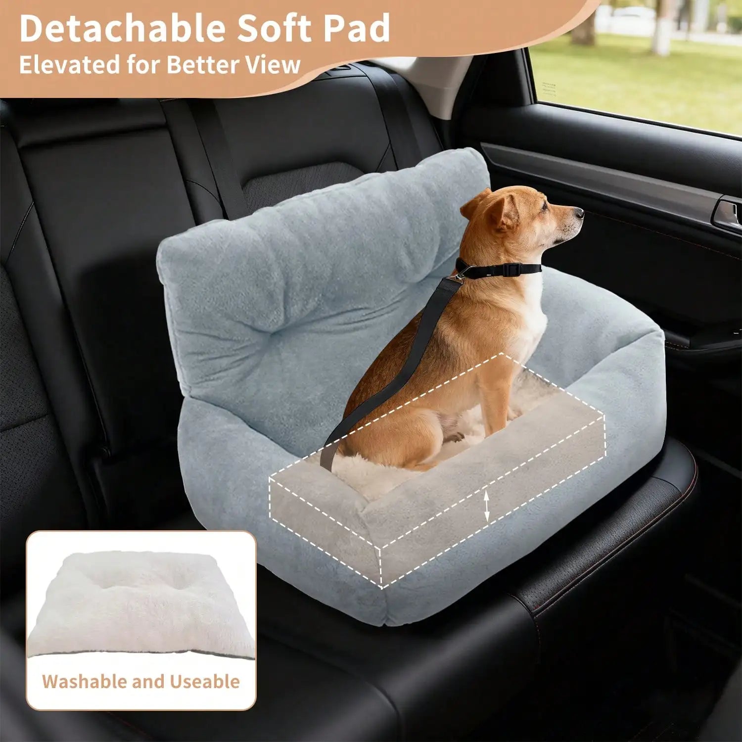 Premium Pet Booster Seat For Car And Home by PawHaven