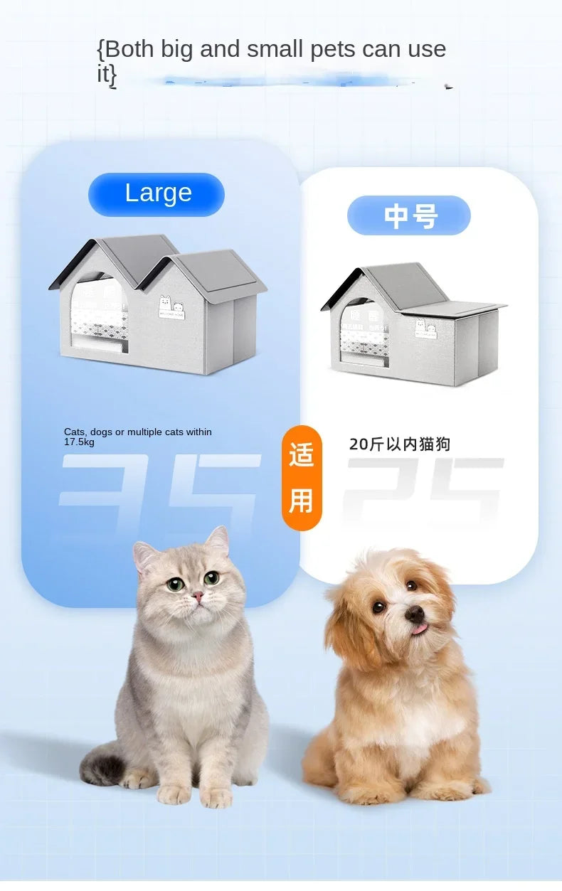 Cat Air Conditioning House Summer Cat Cooling Tool Nest Dog Ice House Dog Four Seasons Cat Pet Ice House by PawHaven
