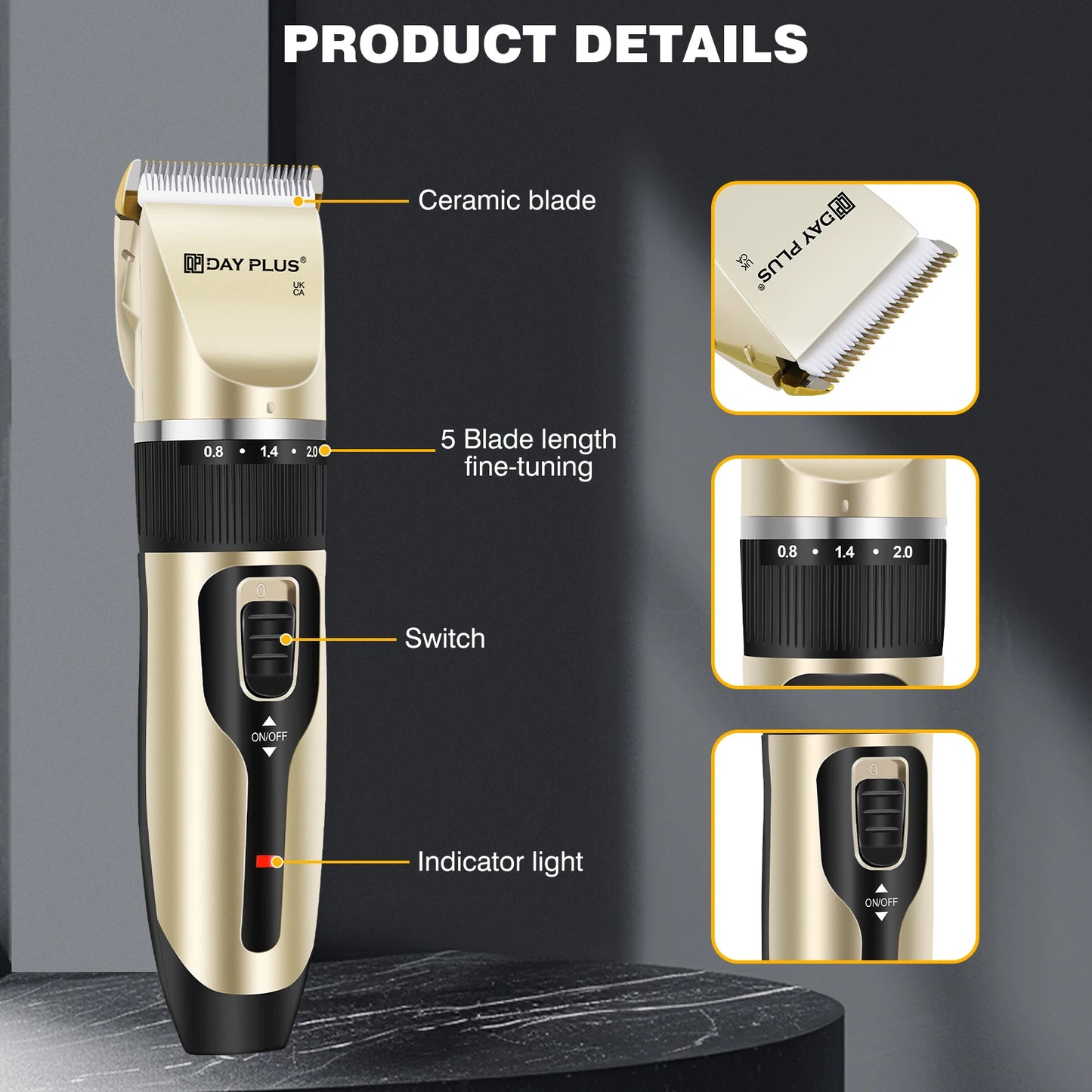 Pet hair trimmer Home Use Pet hair trimmer Professional Pet hair trimmer groomers Safe Pet hair trimmer Electric Dog Clippers by PawHaven