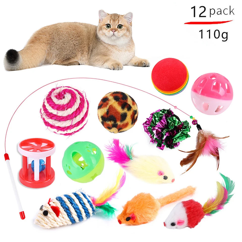 Interactive Kitten Toys Variety Pack 20 Piece Set by PawHaven