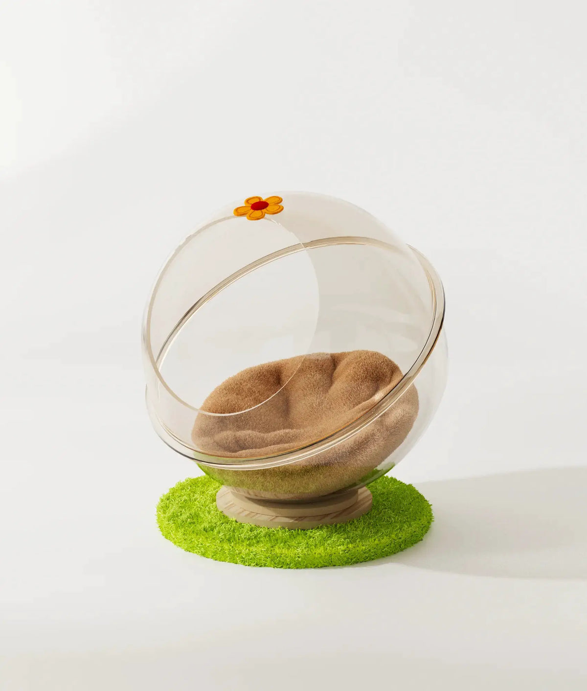 Space Capsule Cat Bed, Easy Clean Washable Hammock House with Climbing Frame, Universal Pet Nest for Kittens Indoor Cats Furniture by PawHaven