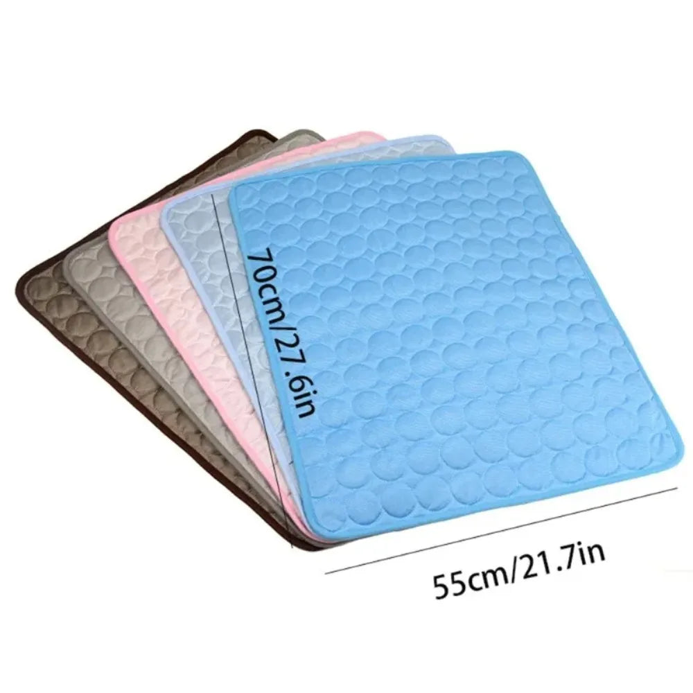 Summer Pet Cooling Mat Self Cooling Pad for Dog and Cat Waterproof Sleeping Bed Pillow Cushion Pad for Indoor Outdoor Use by PawHaven