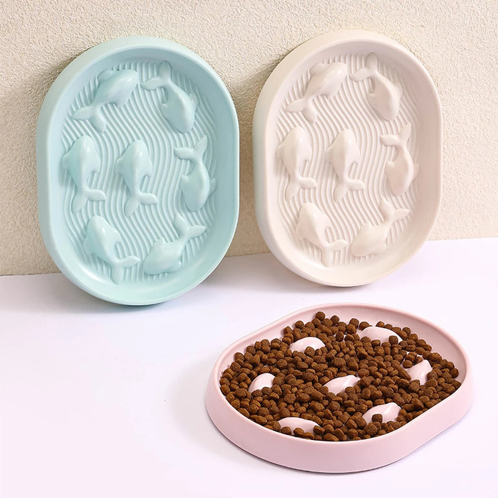 Dog Cat Bowl Anti Choking Slow Food Pet Bowl Bowl Pet Feeder Supplies by PawHaven