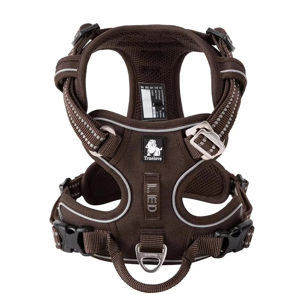 Premium Reflective Dog Vest Harness With Nylon Padding by PawHaven