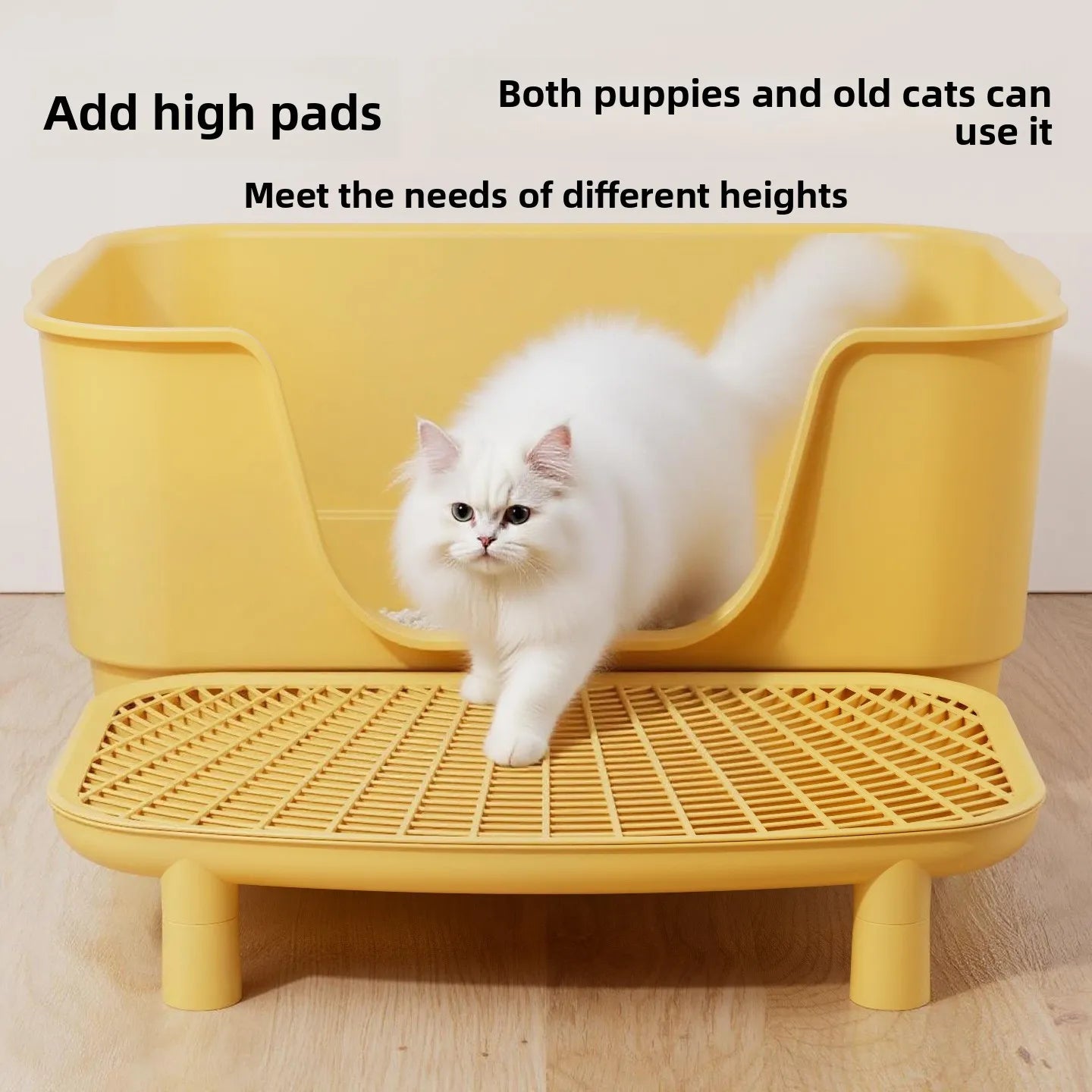 Cat Litter Box Sand Control Mat with Double Layer Filter Leak Proof Design for Open Closed Style by PawHaven