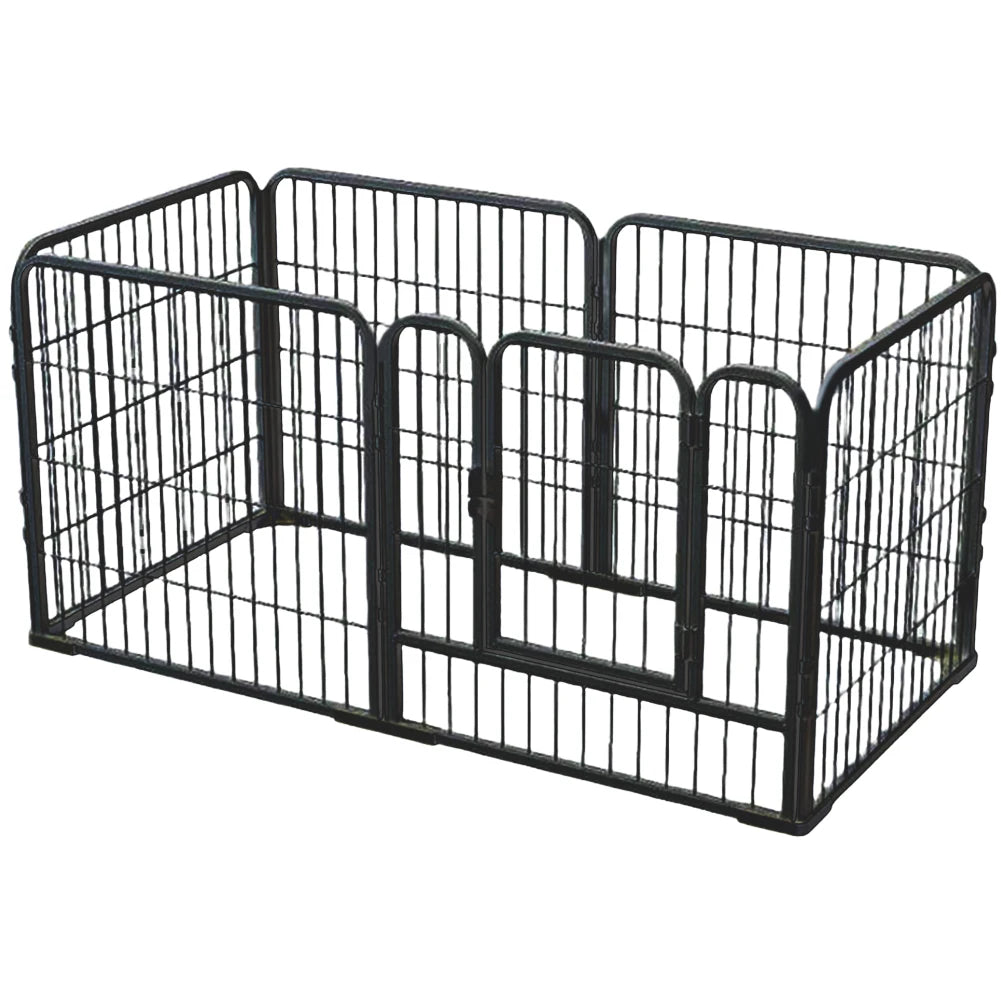 Premium Six Panel Foldable Dog Playpen Heavy Duty by PawHaven