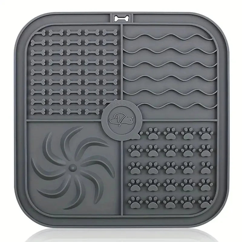 Premium Silicone Slow Feeder Mat for Dogs and Cats by PawHaven