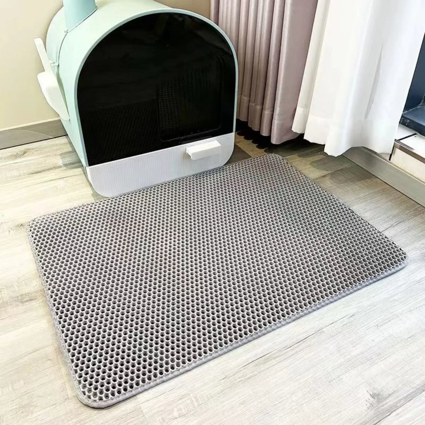 Premium Extra Large Cat Litter Mat Waterproof Non Slip by PawHaven