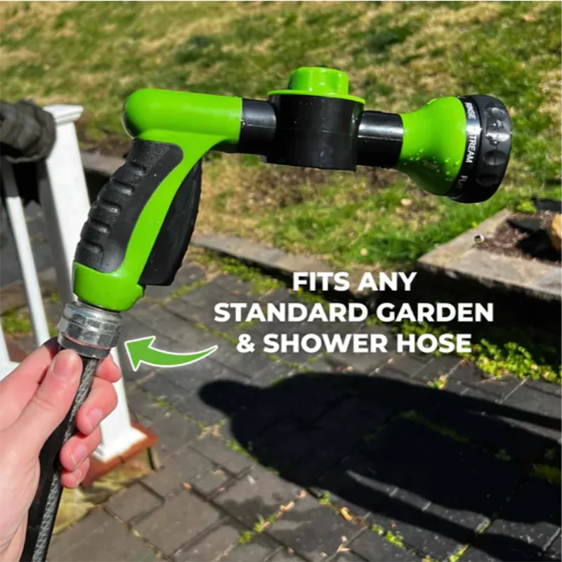 High-pressure Sprayer Nozzle Hose dog shower Gun 3 Mode Adjustable Pet Wash Cleaning bath Water Foam Soap Sprayer dog clean tool by PawHaven