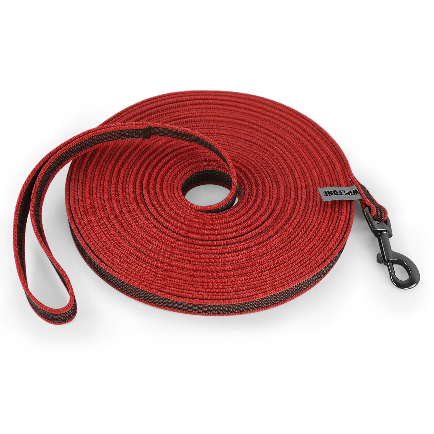 1.5M/2M/5M/3M/15M Medium small Long Dog Leash Latex Silk Easy and Convenient Training Big Dual color dog leash 10 meters by PawHaven