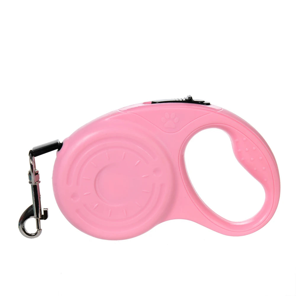 UK Premium Retractable Dog Leash 3m 5m Nylon Quick Release by PawHaven
