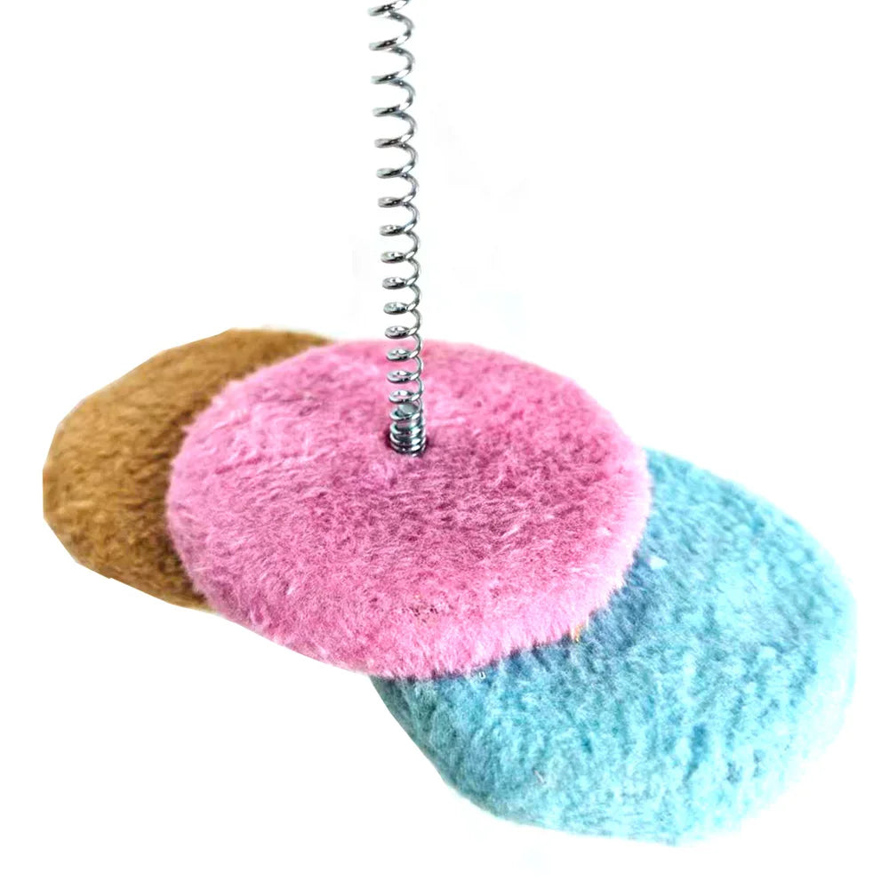 Cat Scratching Toy with Spring and Scratchboard, Durable Interactive Play for Cats, Protects Furniture by PawHaven