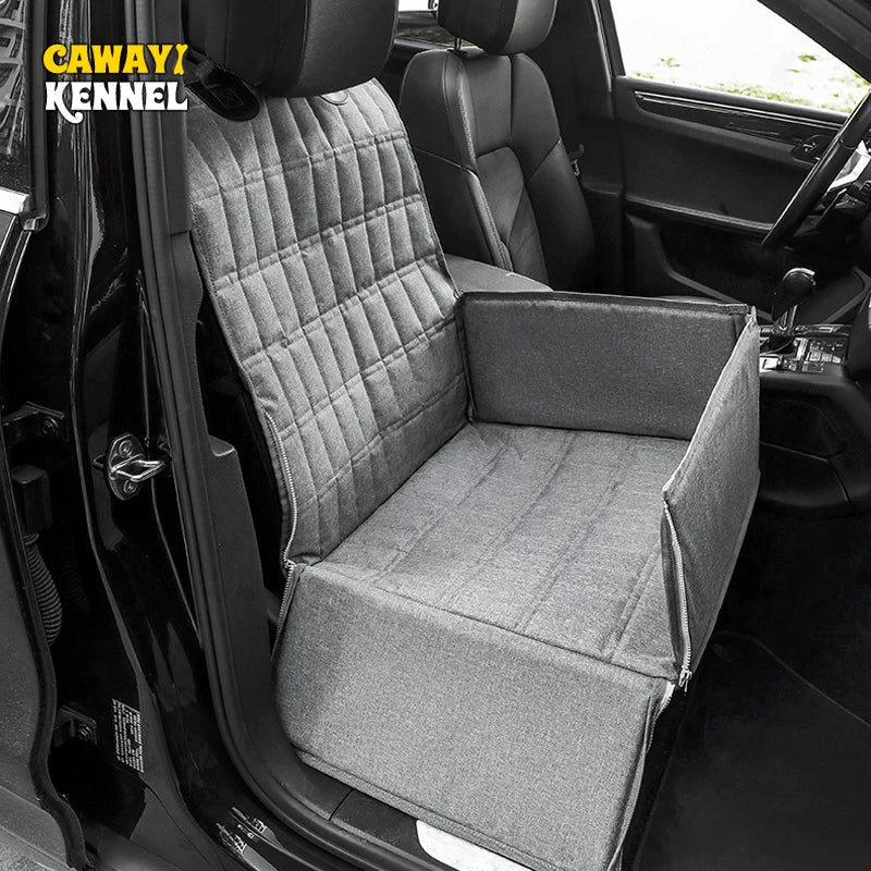 CAWAYI KENNEL Pet Dog Carrier Car Seat Cover Carry Cat Puppy Bag Car Travel Folding Hammock Waterproof Dogs Basket Pet Carriers by PawHaven