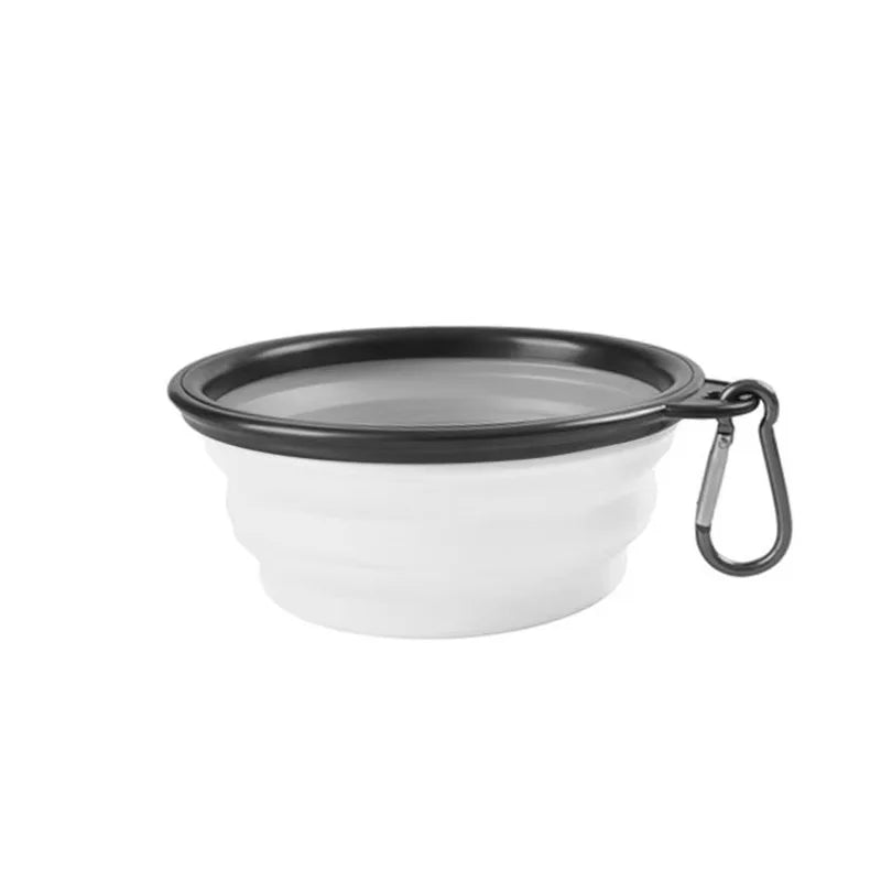 Portable Collapsible Silicone Dog Bowl Pet Food Water Feeding Dish Outdoor Camping Hiking Travel Bowl For Cats Puppies Equipped by PawHaven