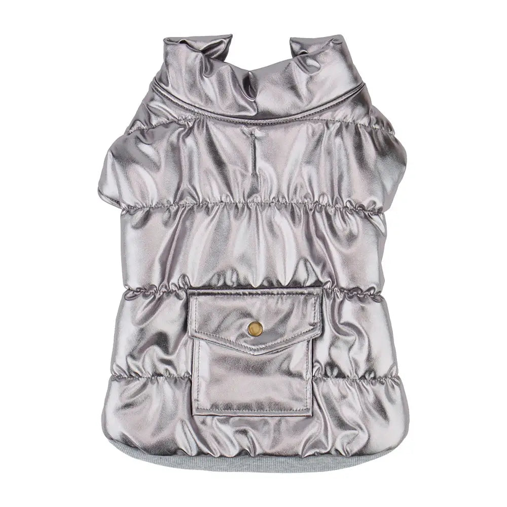 New Warm Winter Dog Coat Pet Cotton Clothes Jacket Plush Dog Vest Pocket for Pug Yorkie French by PawHaven