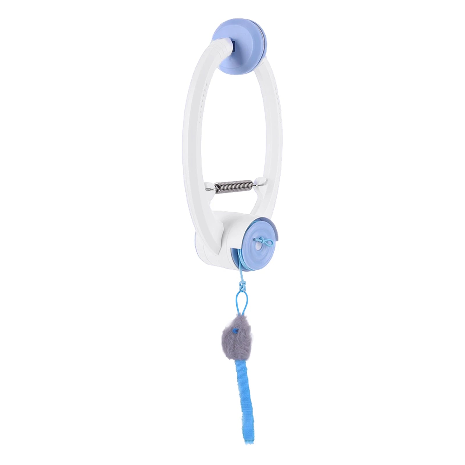 Door Hanging Automatic Retractable Kitten Toys with 3 Catnip Mice Self Play Hanging Door Cat Mouse Toys for Indoor Cats by PawHaven