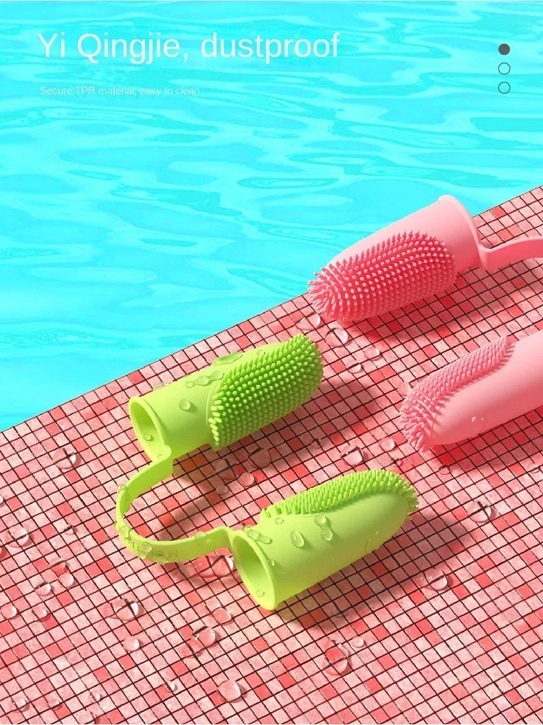 Super Soft Pet Dog Finger Toothbrush Teeth Cleaning Bad Breath Care Nontoxic Silicone Tooth Brush Tool Dog Cat Cleaning Supplies by PawHaven