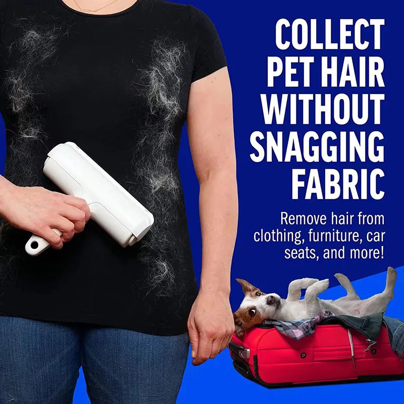 Premium Reusable Pet Hair Roller For Quick Fur Removal by PawHaven