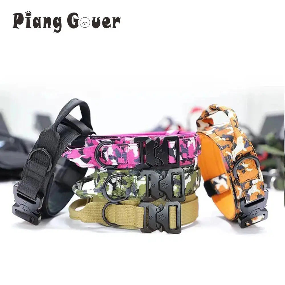 Pet Products Outdoor Dog Buckle Collar Traction Rope Adjustable Pets Collars by PawHaven