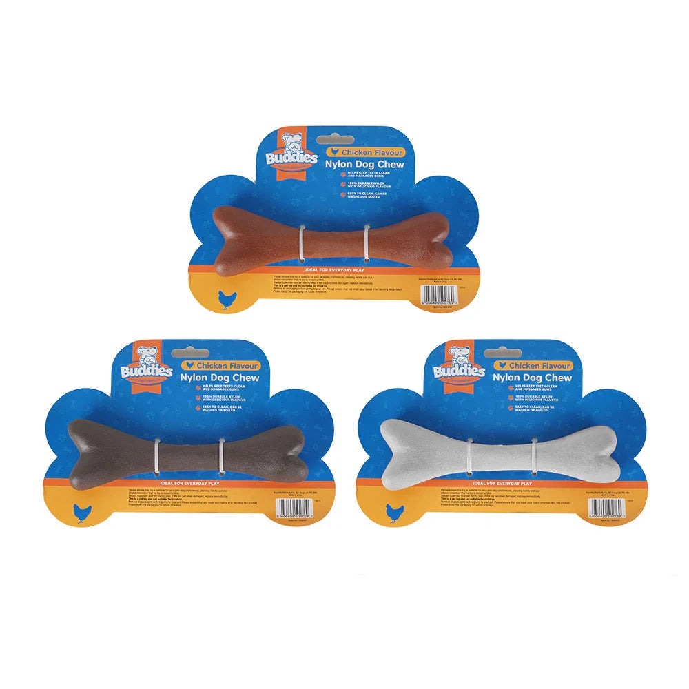 Premium Flavoured Nylon Bone Chew For Dental Care by PawHaven