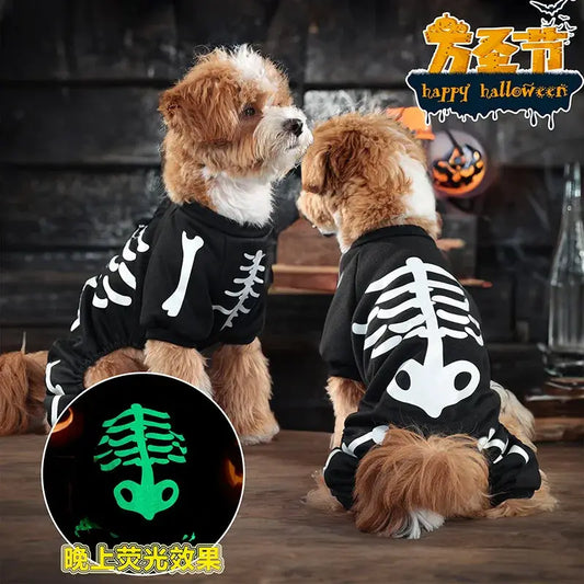 Halloween Dog Dress Pet Costume with Wings Cute Party Outfit Festival Clothing for Dogs by PawHaven