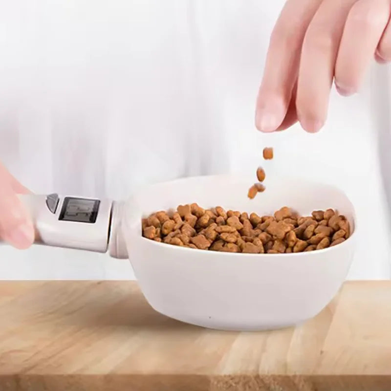 Pet Feeding Spoon Scale High Precision Electronic Weighing Measuring Scoop For Cat Dog Food Household Kitchen Weighing Tool by PawHaven