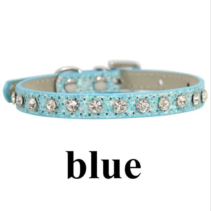 Lux Rhinestone Dog Cat Collar With Crystals by PawHaven
