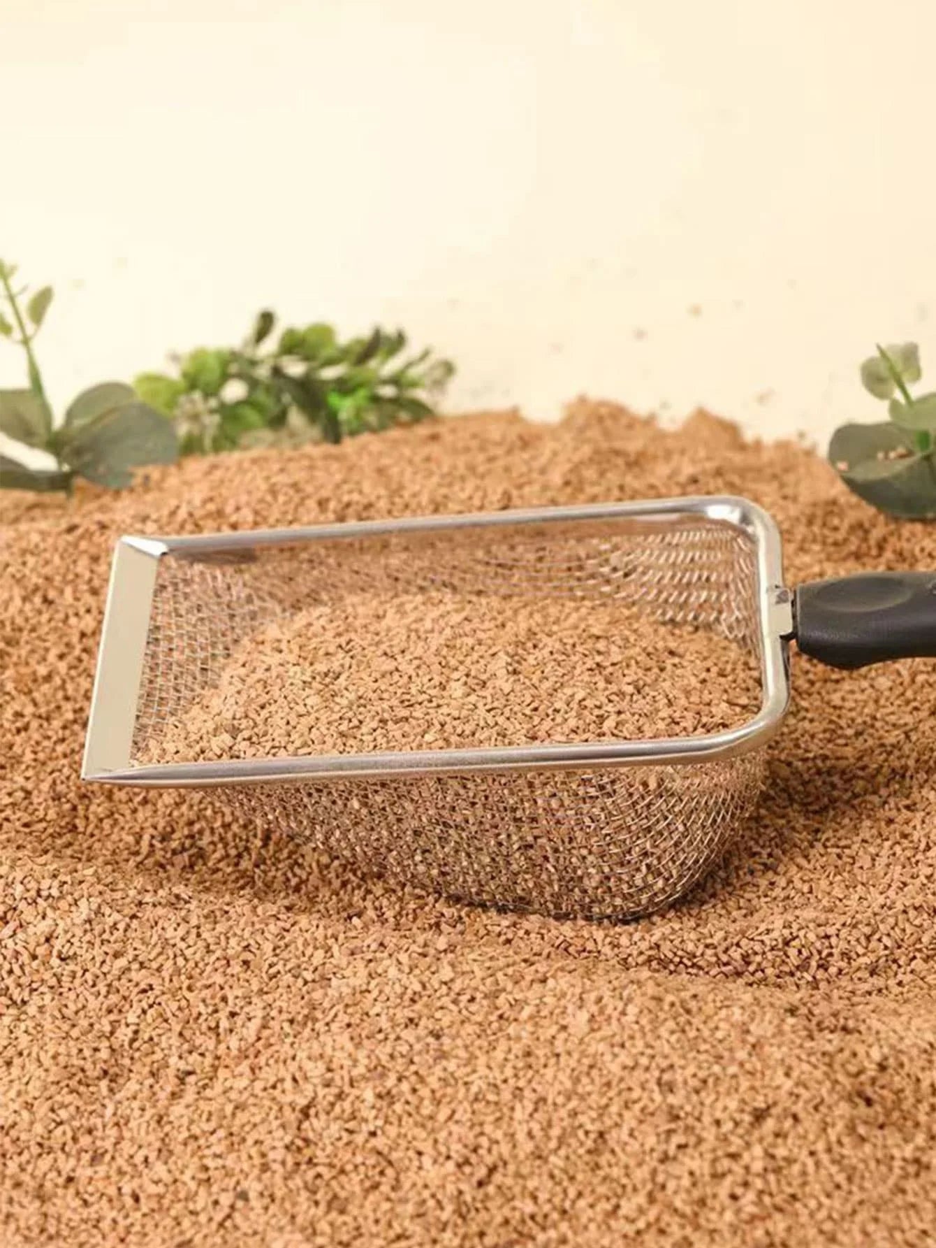 "Durable" Heavy-Duty Stainless Steel Cat Litter Sifter - Easy CleanPerfect For Cats & Birds by PawHaven