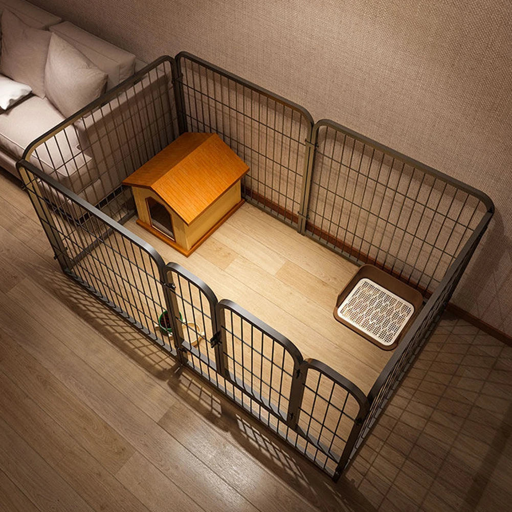 Premium Six Panel Foldable Dog Playpen Heavy Duty by PawHaven