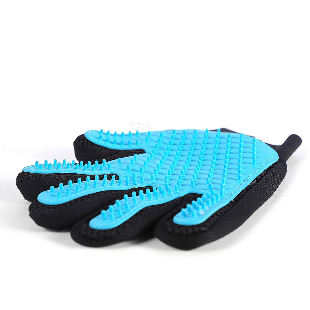Pet Shedding Glove, Soft Massage Hair Remover for Gentle Grooming and Fur Control by PawHaven