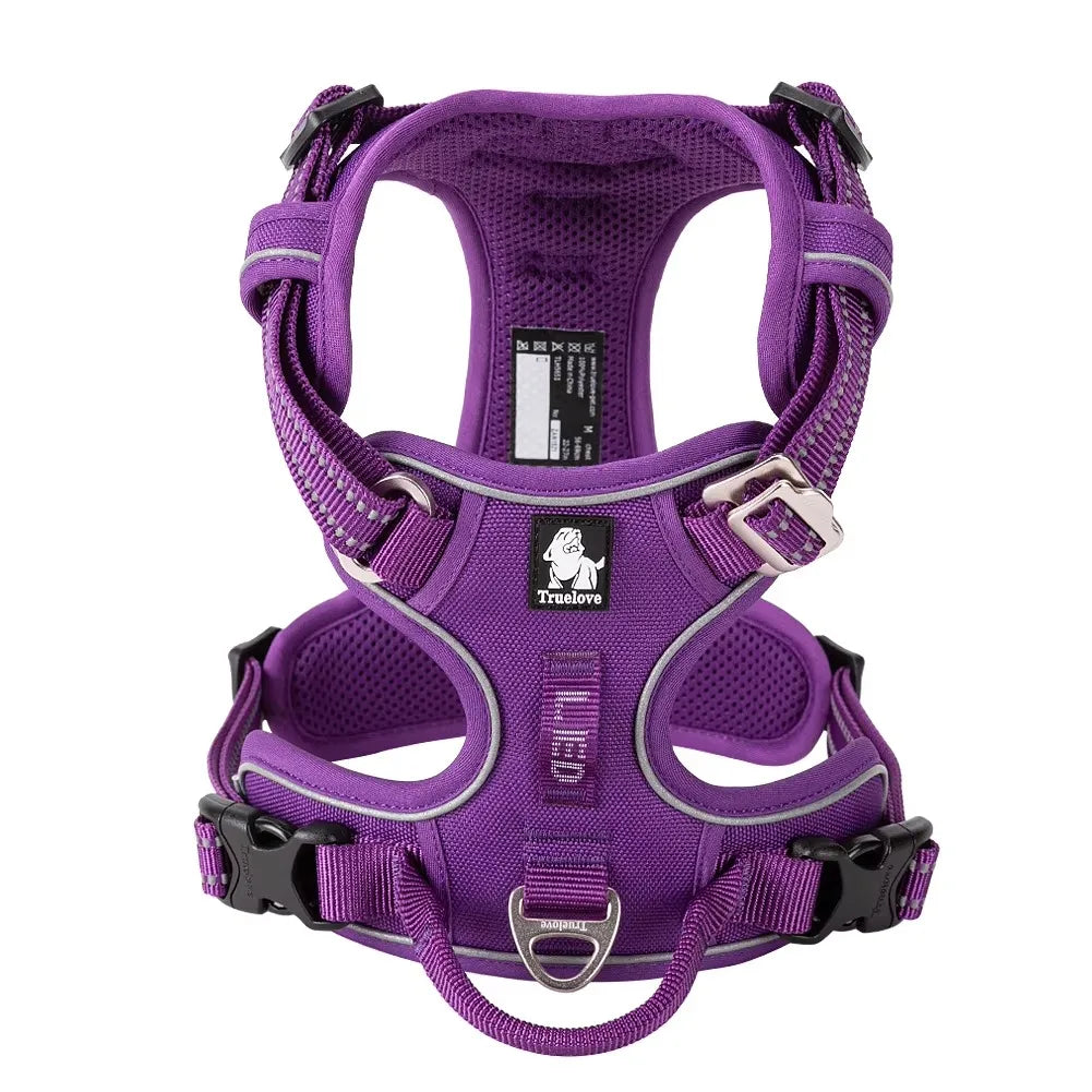Premium Reflective Dog Vest Harness With Nylon Padding by PawHaven