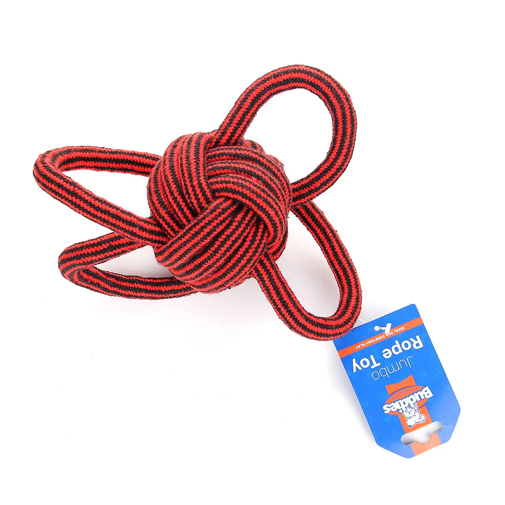 Premium Jumbo Cotton Rope Dog Toy For Tug And Chew by PawHaven